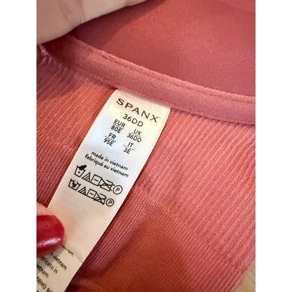 Spanx Bra-llelujah Front-Close T-Shirt Bra in wild rose size 36DD - Picture 7 of 7